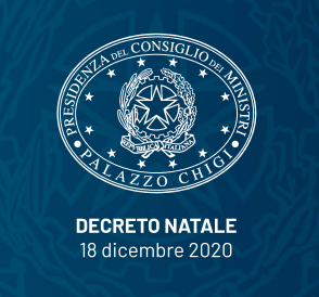 Nuovo decreto legislativo - Disposizioni per Natale 2020